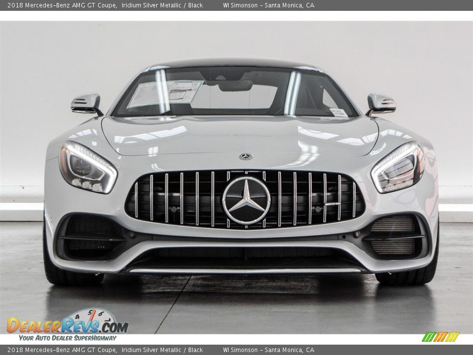 2018 Mercedes-Benz AMG GT Coupe Iridium Silver Metallic / Black Photo #2
