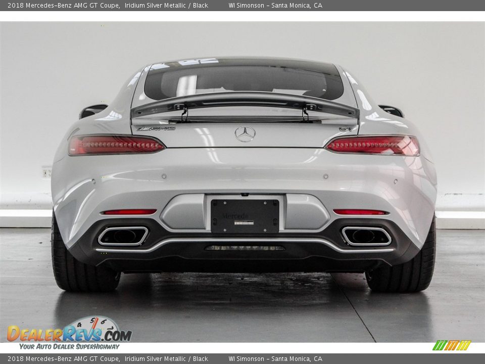 2018 Mercedes-Benz AMG GT Coupe Iridium Silver Metallic / Black Photo #3