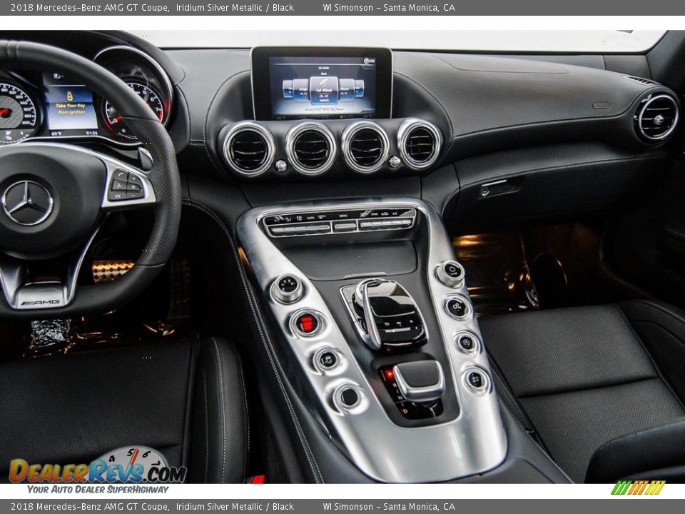 2018 Mercedes-Benz AMG GT Coupe Iridium Silver Metallic / Black Photo #5