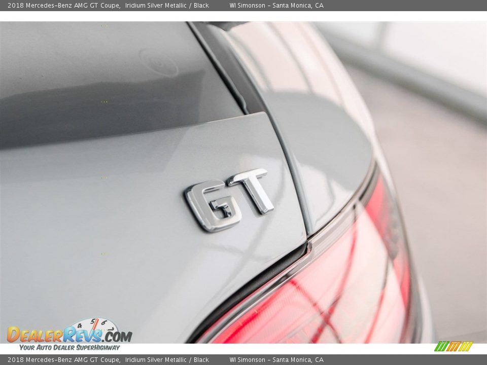 2018 Mercedes-Benz AMG GT Coupe Iridium Silver Metallic / Black Photo #7