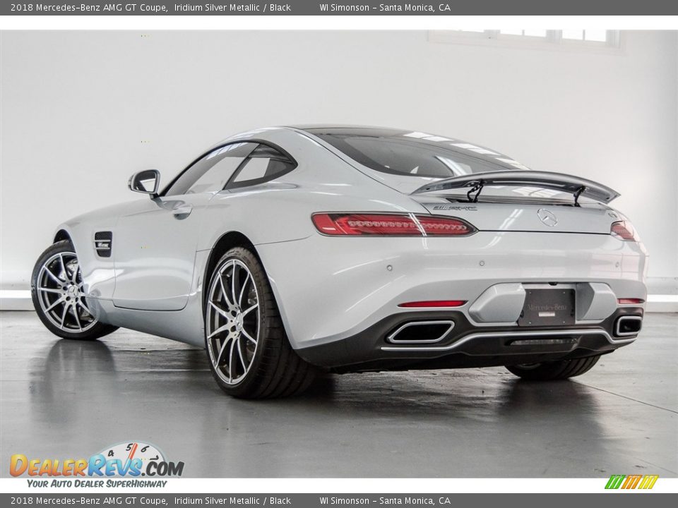 2018 Mercedes-Benz AMG GT Coupe Iridium Silver Metallic / Black Photo #10