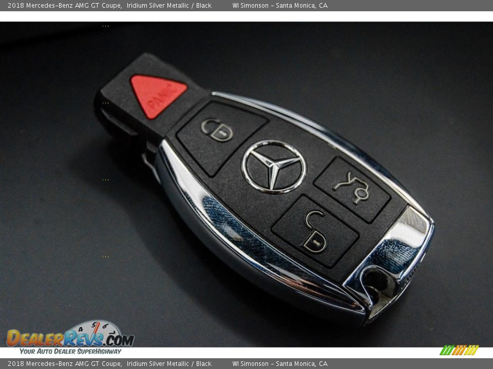 2018 Mercedes-Benz AMG GT Coupe Iridium Silver Metallic / Black Photo #11