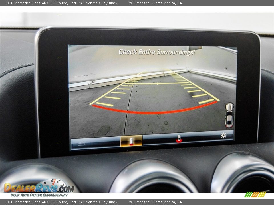 2018 Mercedes-Benz AMG GT Coupe Iridium Silver Metallic / Black Photo #12