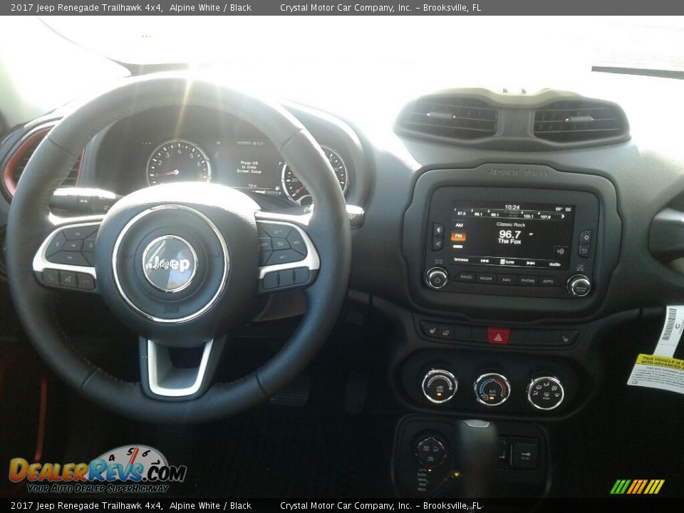 2017 Jeep Renegade Trailhawk 4x4 Alpine White / Black Photo #13