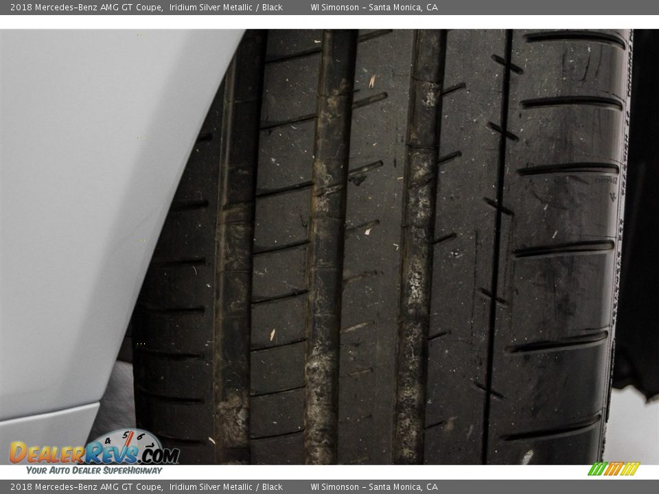 2018 Mercedes-Benz AMG GT Coupe Iridium Silver Metallic / Black Photo #14