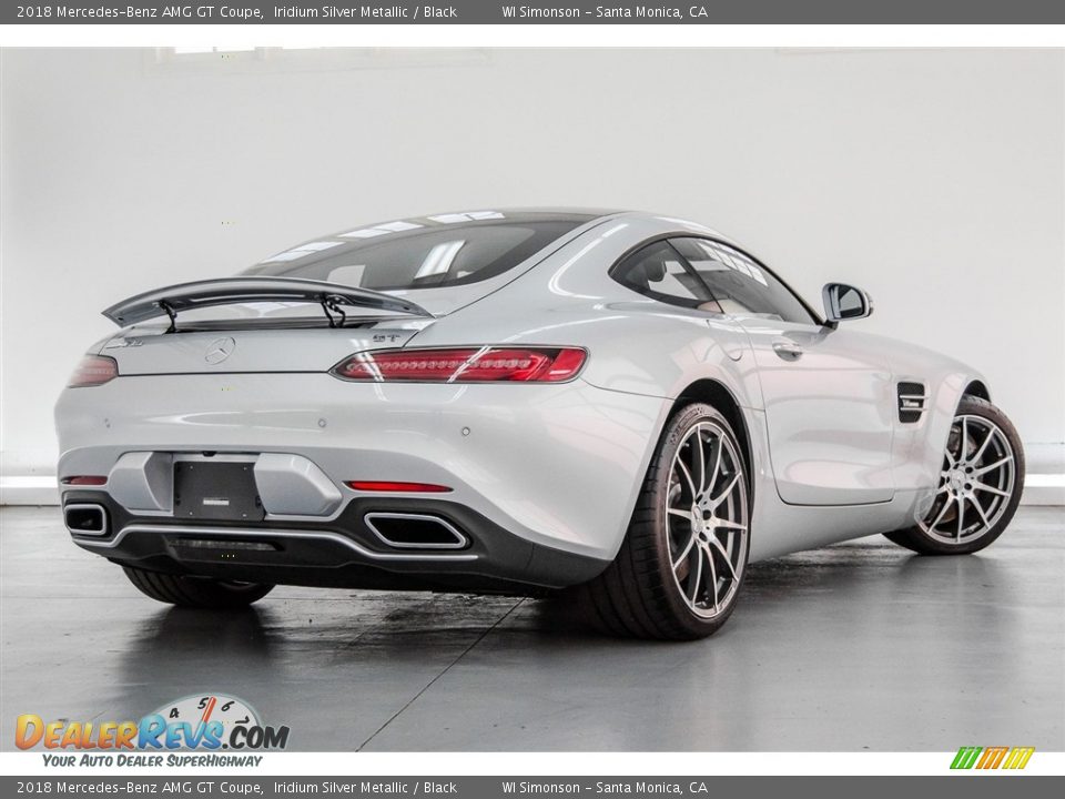 2018 Mercedes-Benz AMG GT Coupe Iridium Silver Metallic / Black Photo #17