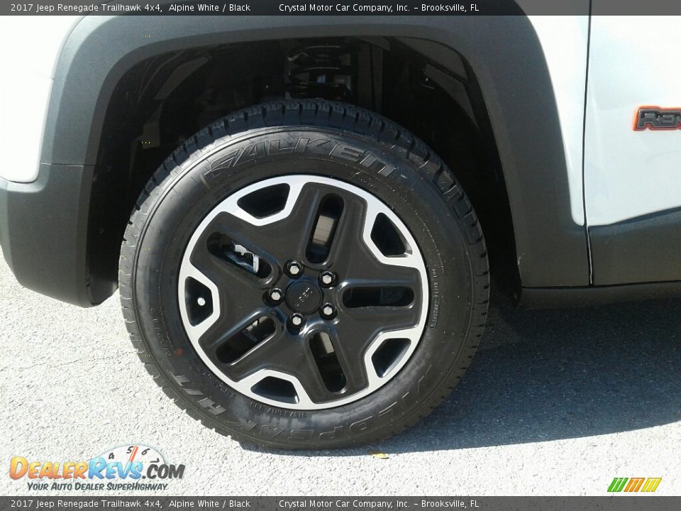 2017 Jeep Renegade Trailhawk 4x4 Alpine White / Black Photo #20