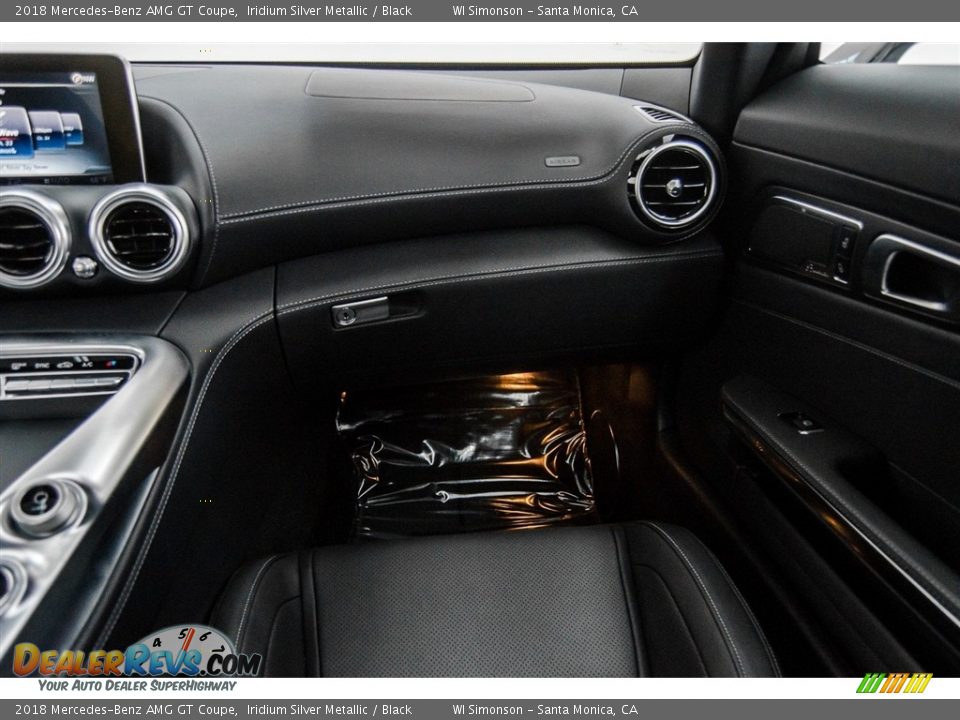 2018 Mercedes-Benz AMG GT Coupe Iridium Silver Metallic / Black Photo #21