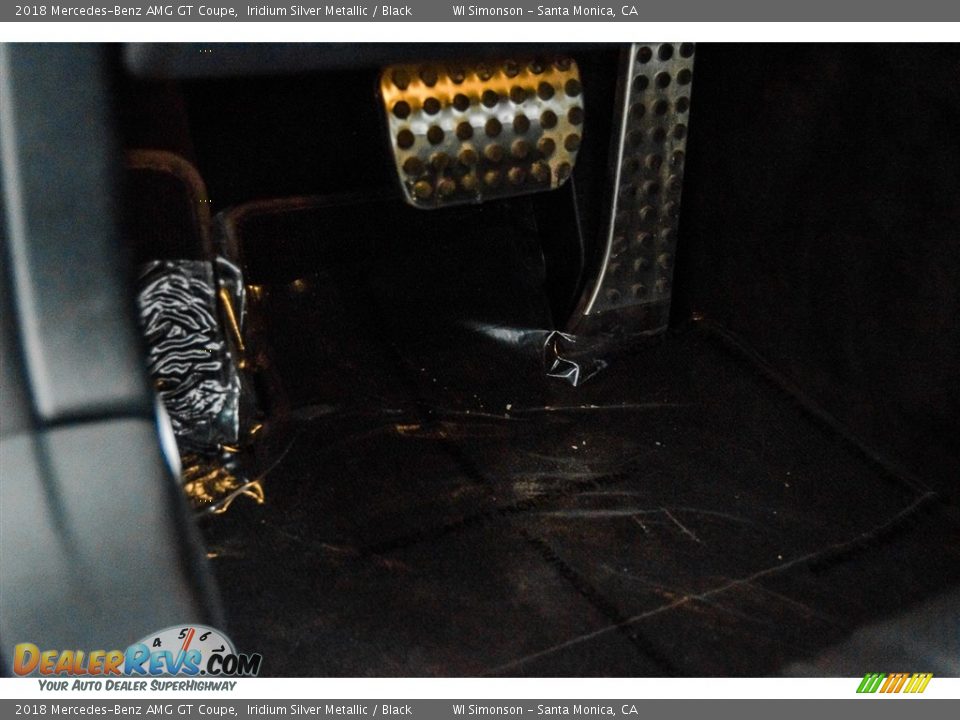 2018 Mercedes-Benz AMG GT Coupe Iridium Silver Metallic / Black Photo #26