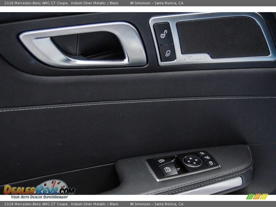 2018 Mercedes-Benz AMG GT Coupe Iridium Silver Metallic / Black Photo #27