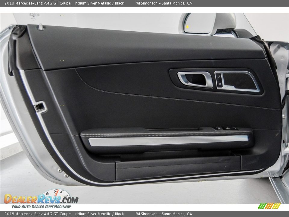 2018 Mercedes-Benz AMG GT Coupe Iridium Silver Metallic / Black Photo #28