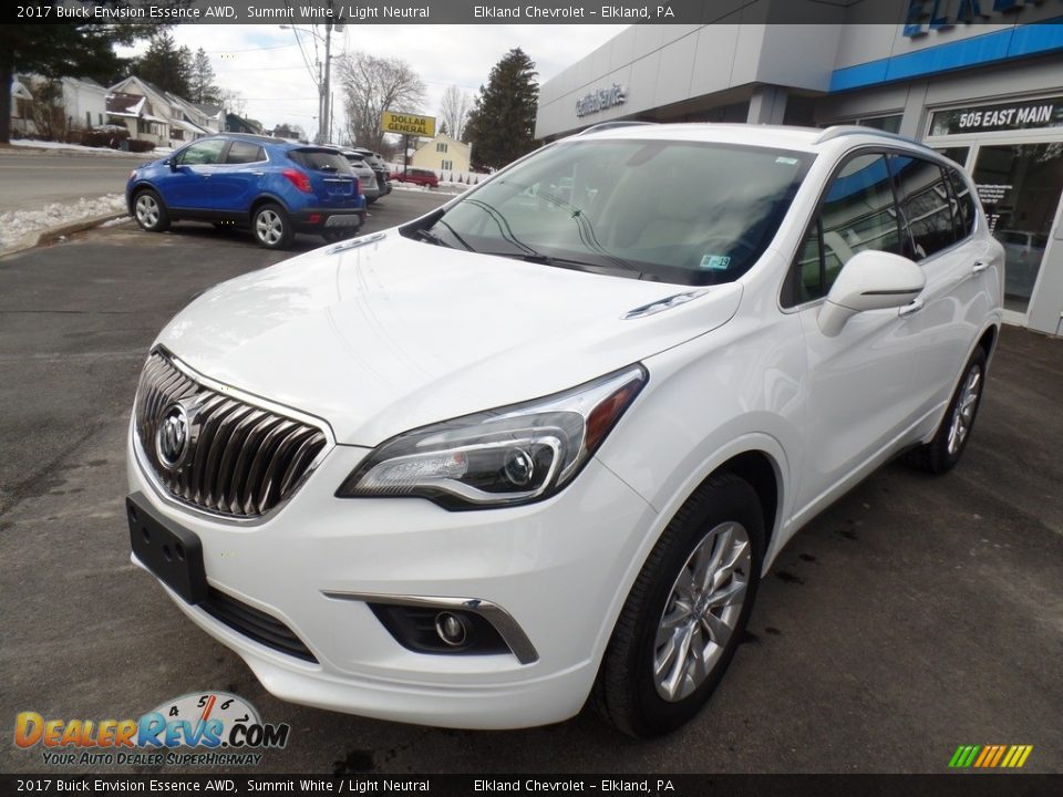 2017 Buick Envision Essence AWD Summit White / Light Neutral Photo #1
