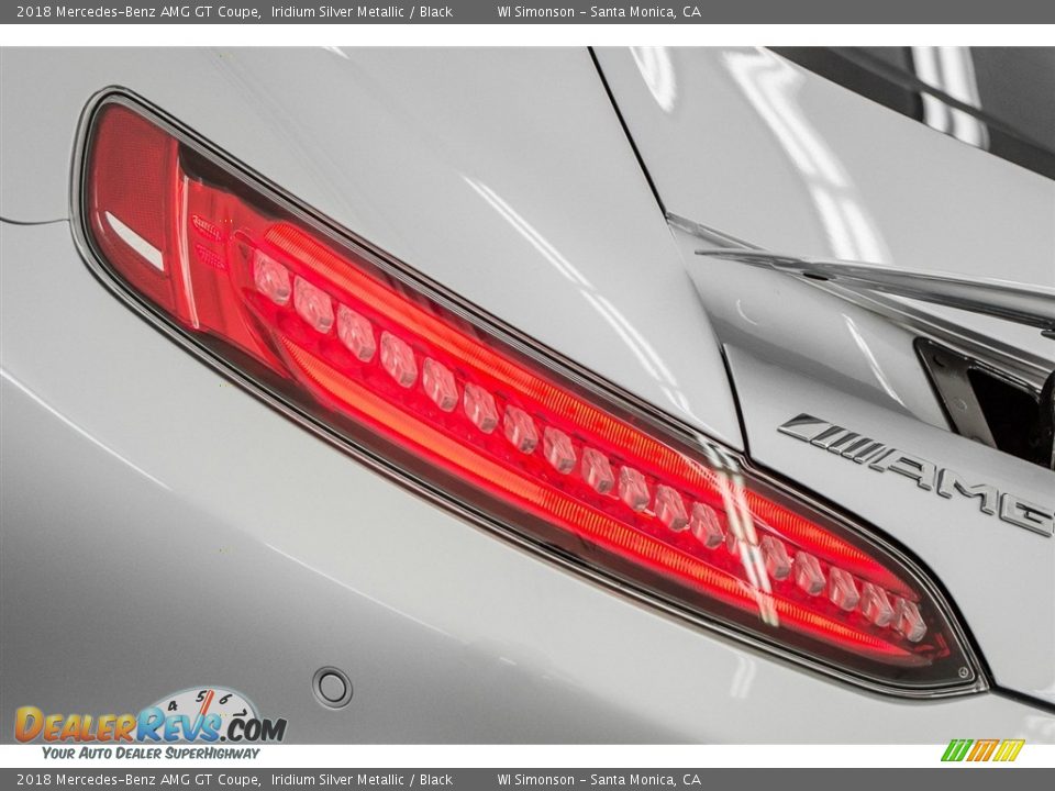 2018 Mercedes-Benz AMG GT Coupe Iridium Silver Metallic / Black Photo #29