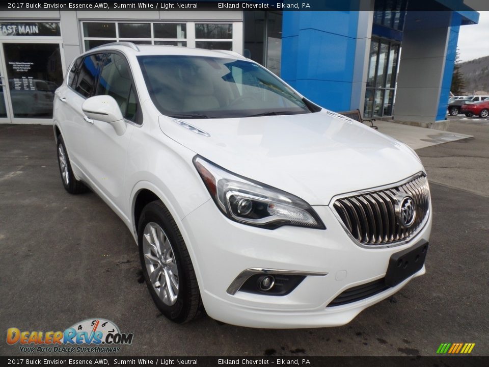 2017 Buick Envision Essence AWD Summit White / Light Neutral Photo #3