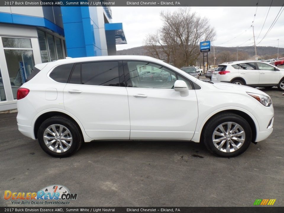 2017 Buick Envision Essence AWD Summit White / Light Neutral Photo #4