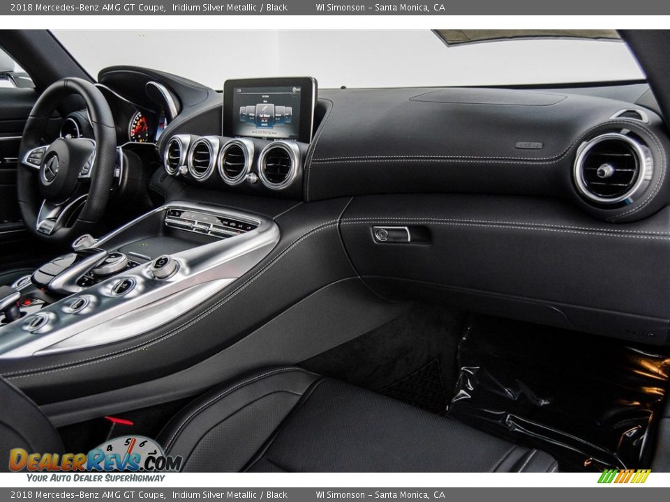 2018 Mercedes-Benz AMG GT Coupe Iridium Silver Metallic / Black Photo #32