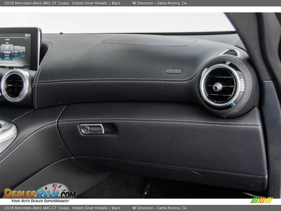 2018 Mercedes-Benz AMG GT Coupe Iridium Silver Metallic / Black Photo #33