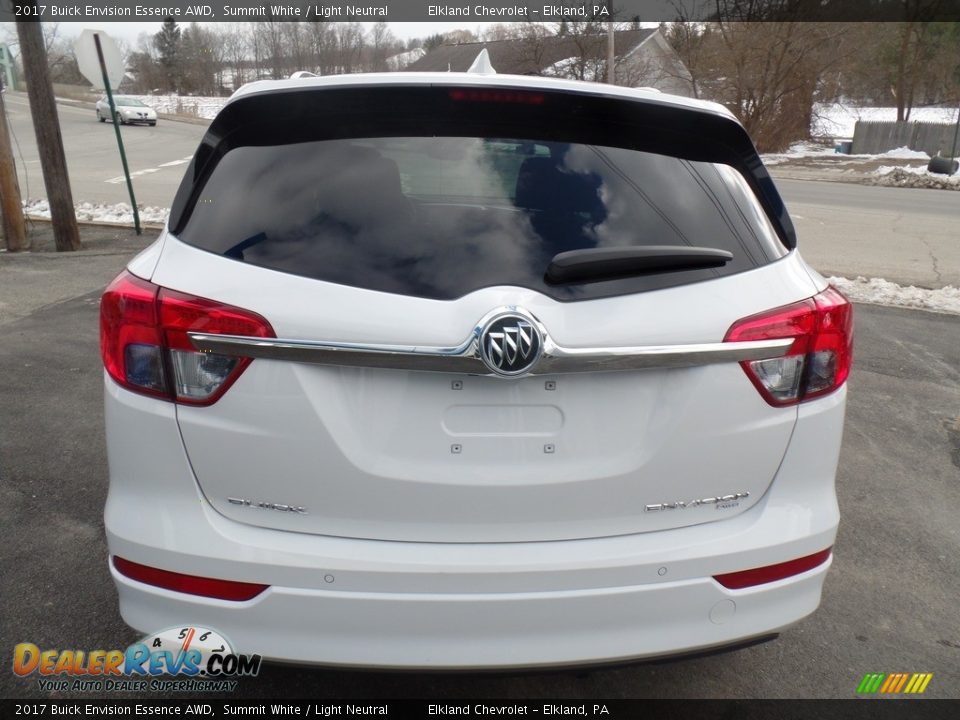 2017 Buick Envision Essence AWD Summit White / Light Neutral Photo #6