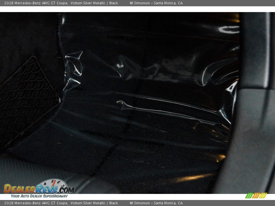 2018 Mercedes-Benz AMG GT Coupe Iridium Silver Metallic / Black Photo #34