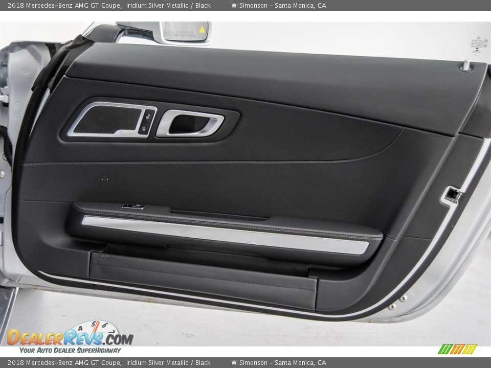 2018 Mercedes-Benz AMG GT Coupe Iridium Silver Metallic / Black Photo #35