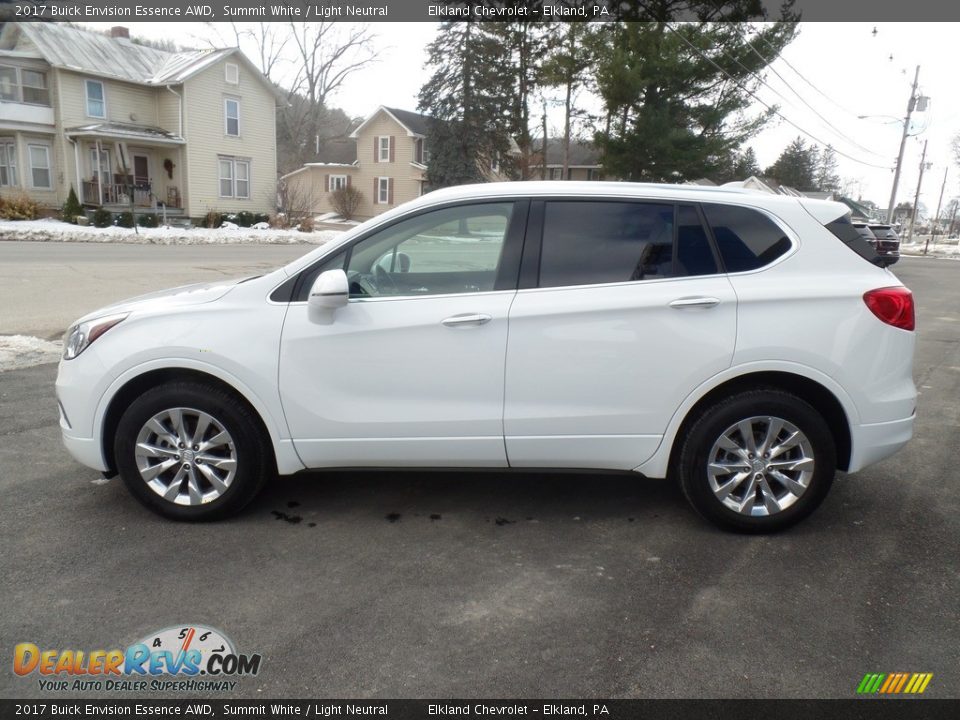 2017 Buick Envision Essence AWD Summit White / Light Neutral Photo #8