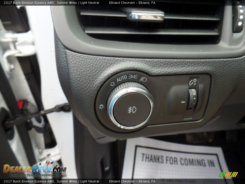 2017 Buick Envision Essence AWD Summit White / Light Neutral Photo #24