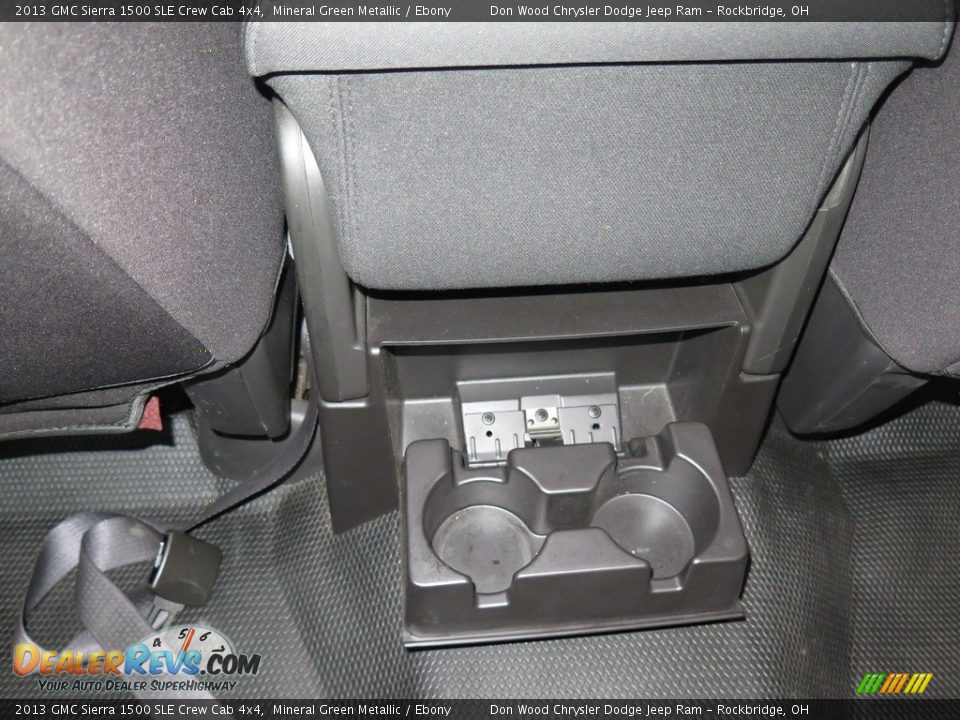 2013 GMC Sierra 1500 SLE Crew Cab 4x4 Mineral Green Metallic / Ebony Photo #26
