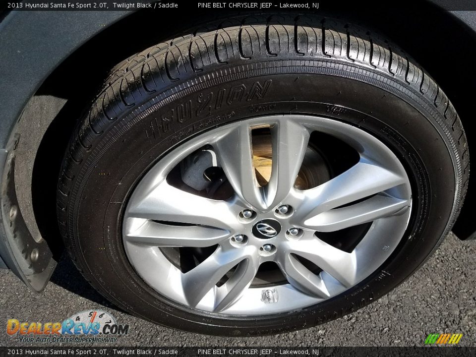 2013 Hyundai Santa Fe Sport 2.0T Twilight Black / Saddle Photo #15