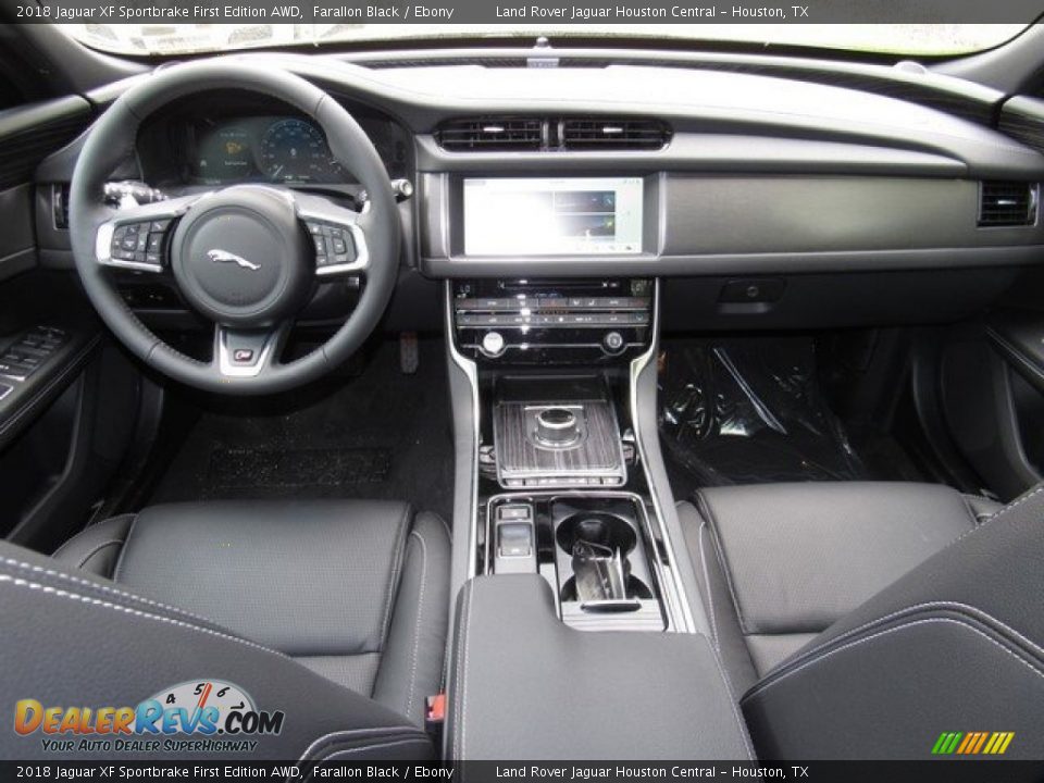 2018 Jaguar XF Sportbrake First Edition AWD Farallon Black / Ebony Photo #4