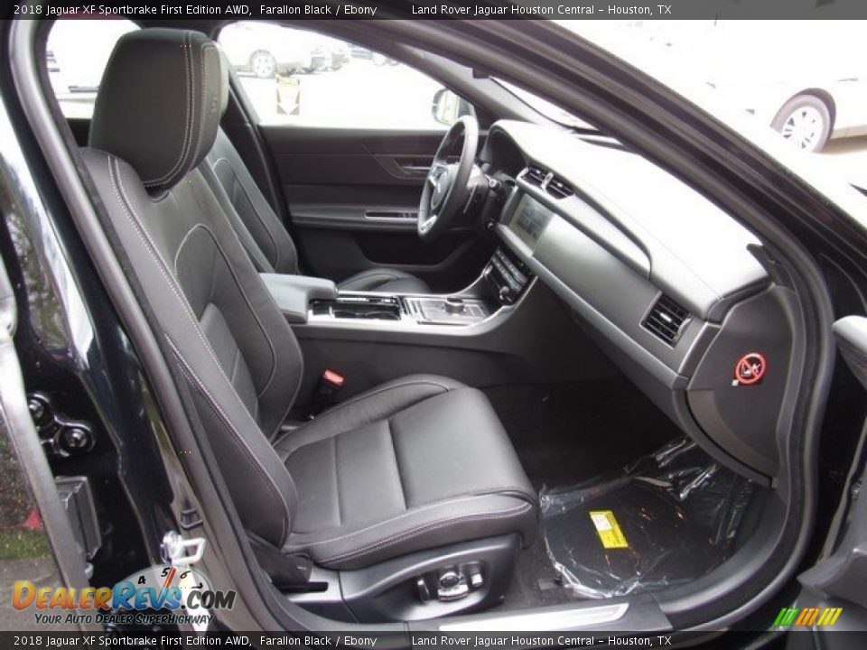 2018 Jaguar XF Sportbrake First Edition AWD Farallon Black / Ebony Photo #5