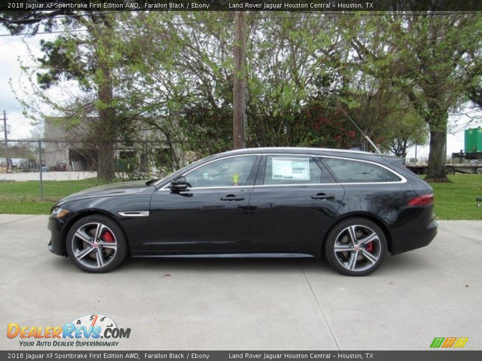 2018 Jaguar XF Sportbrake First Edition AWD Farallon Black / Ebony Photo #11