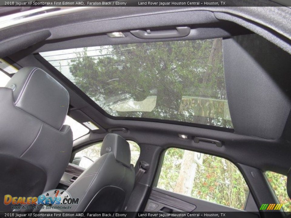 2018 Jaguar XF Sportbrake First Edition AWD Farallon Black / Ebony Photo #17
