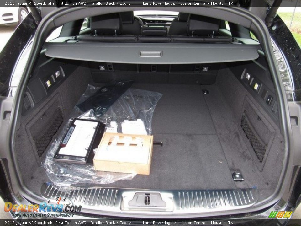 2018 Jaguar XF Sportbrake First Edition AWD Farallon Black / Ebony Photo #18
