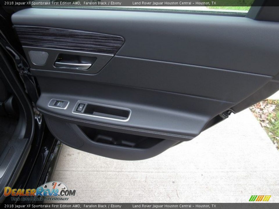 2018 Jaguar XF Sportbrake First Edition AWD Farallon Black / Ebony Photo #22