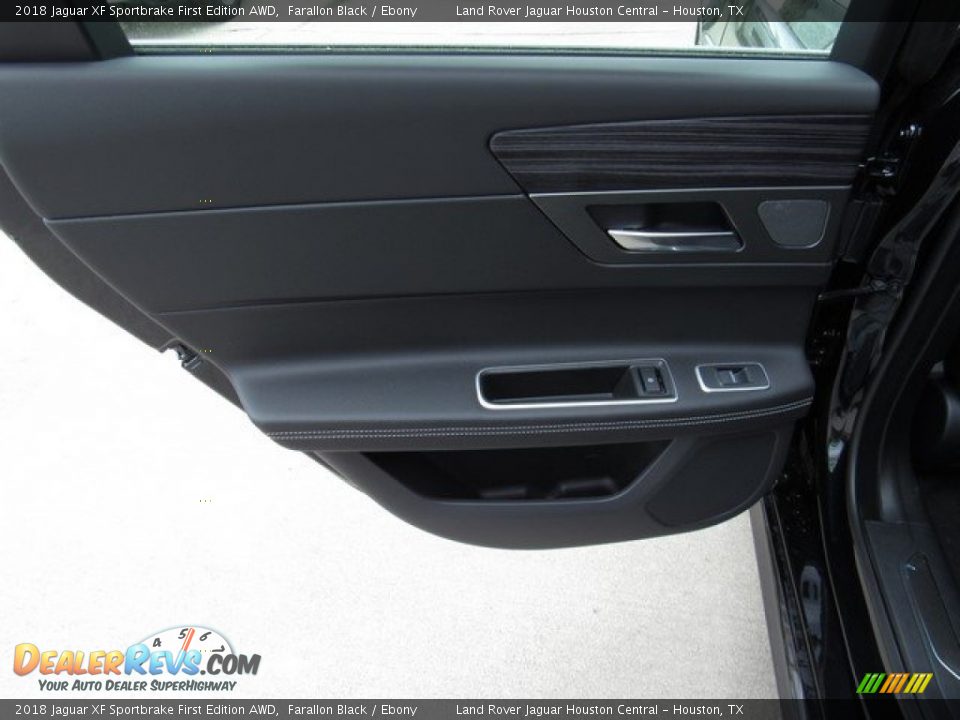 2018 Jaguar XF Sportbrake First Edition AWD Farallon Black / Ebony Photo #23