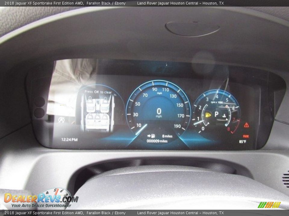 2018 Jaguar XF Sportbrake First Edition AWD Farallon Black / Ebony Photo #30