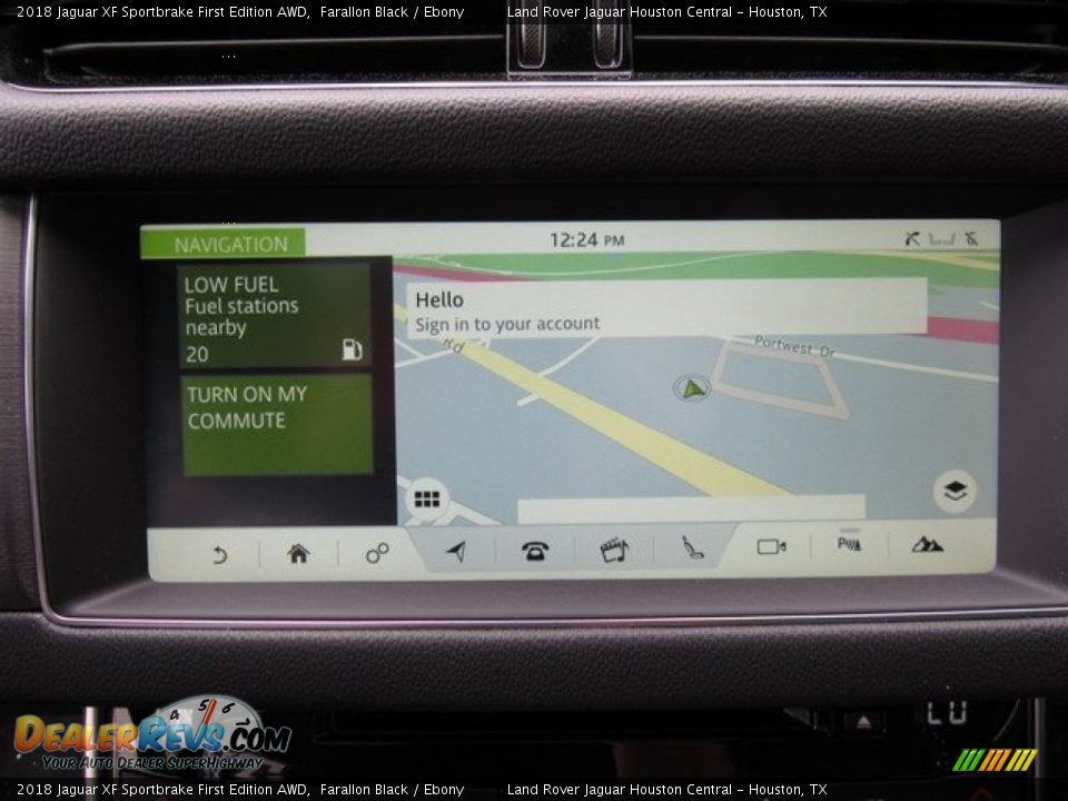 2018 Jaguar XF Sportbrake First Edition AWD Farallon Black / Ebony Photo #32