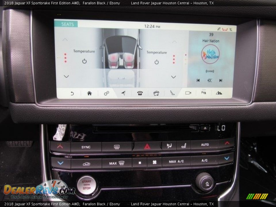 2018 Jaguar XF Sportbrake First Edition AWD Farallon Black / Ebony Photo #34