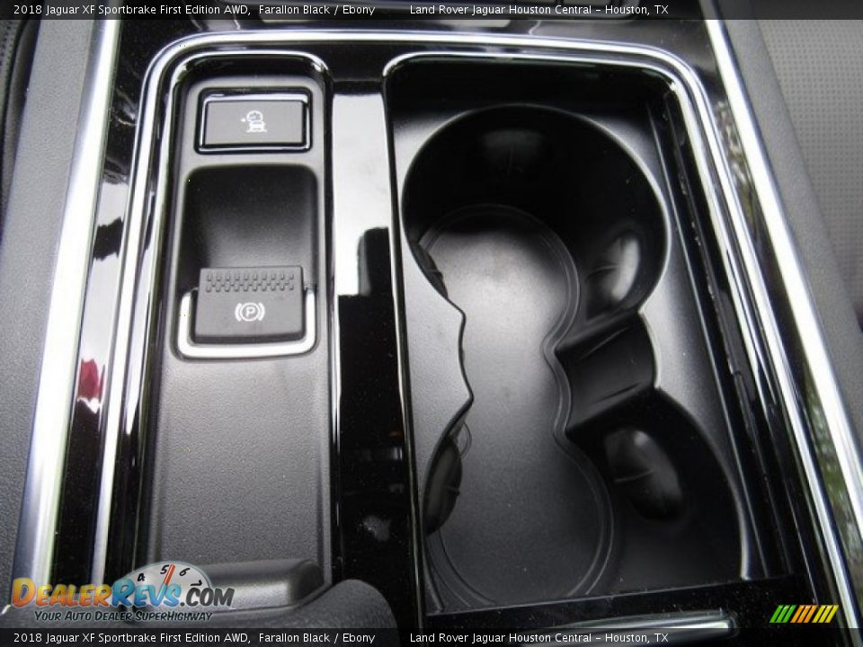 2018 Jaguar XF Sportbrake First Edition AWD Farallon Black / Ebony Photo #36
