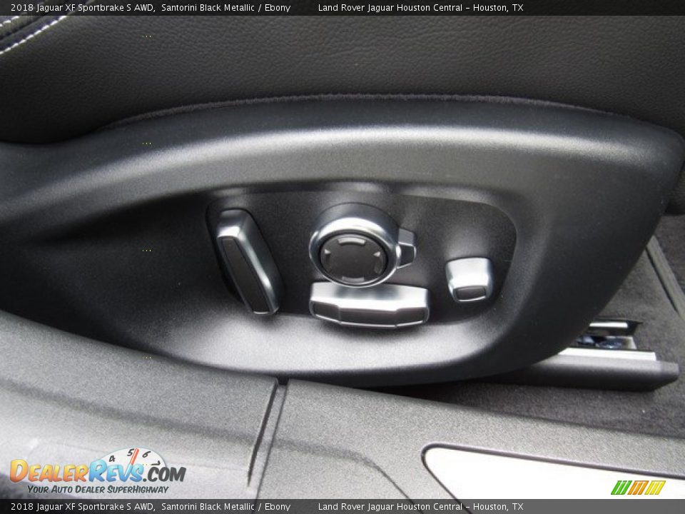 2018 Jaguar XF Sportbrake S AWD Santorini Black Metallic / Ebony Photo #20