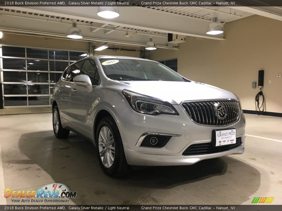 2018 Buick Envision Preferred AWD Galaxy Silver Metallic / Light Neutral Photo #1