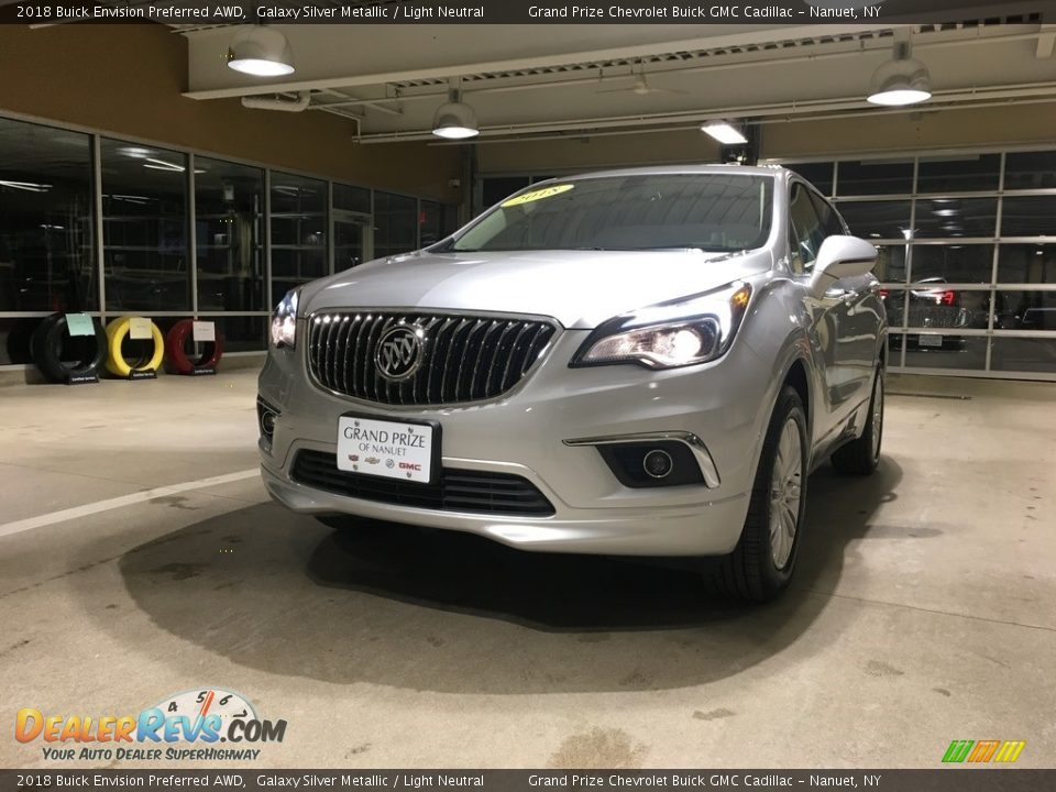 2018 Buick Envision Preferred AWD Galaxy Silver Metallic / Light Neutral Photo #2
