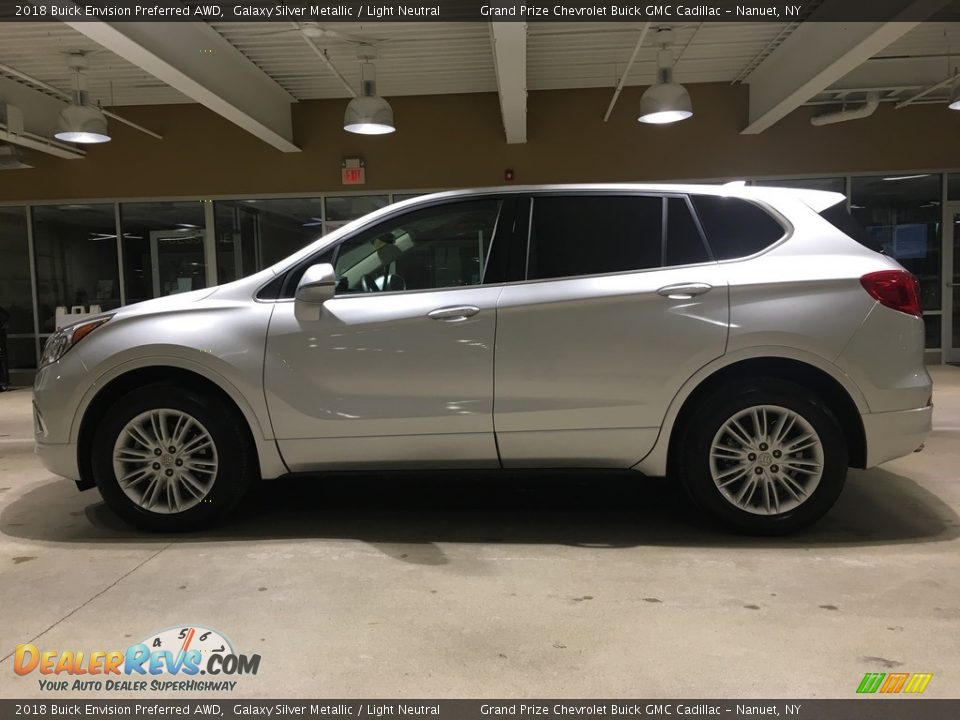 2018 Buick Envision Preferred AWD Galaxy Silver Metallic / Light Neutral Photo #3
