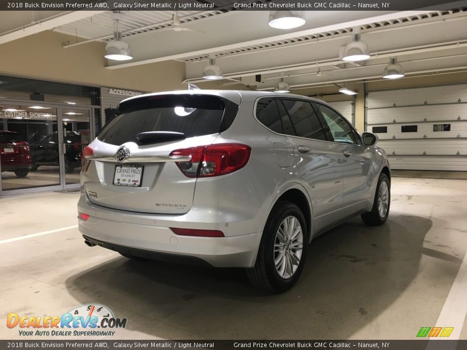 2018 Buick Envision Preferred AWD Galaxy Silver Metallic / Light Neutral Photo #6