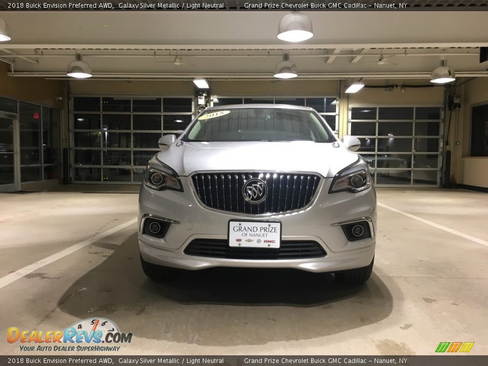 2018 Buick Envision Preferred AWD Galaxy Silver Metallic / Light Neutral Photo #8