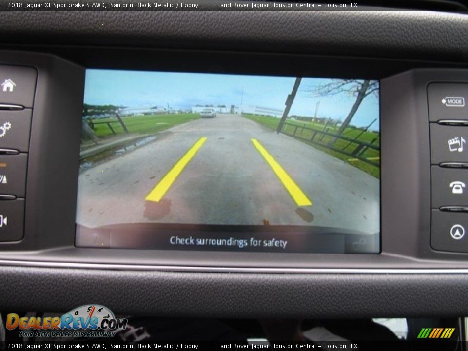 2018 Jaguar XF Sportbrake S AWD Santorini Black Metallic / Ebony Photo #33