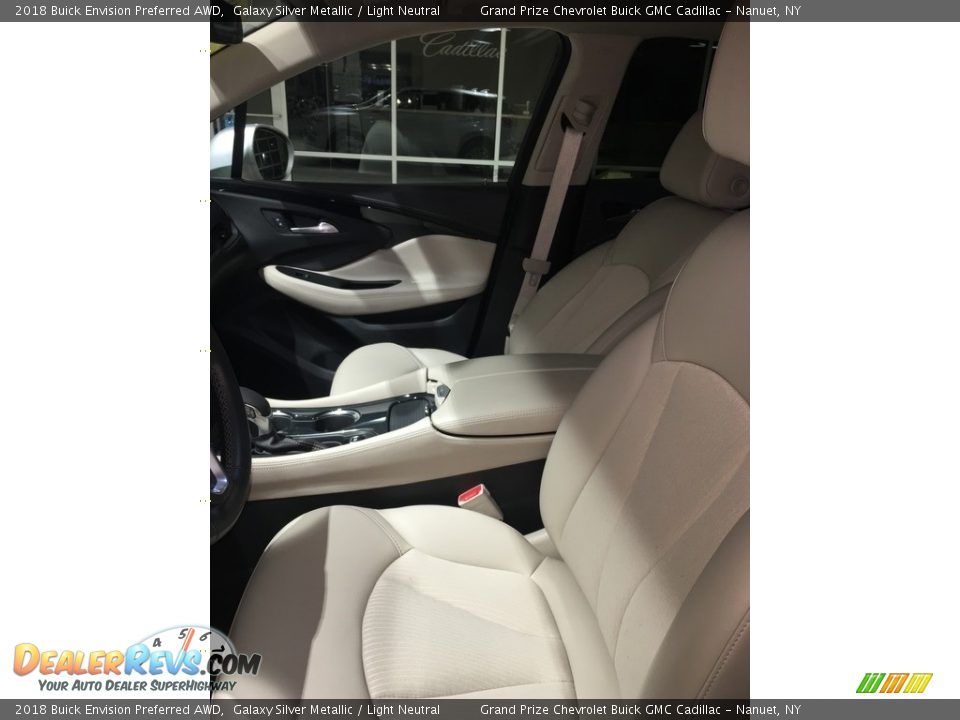 2018 Buick Envision Preferred AWD Galaxy Silver Metallic / Light Neutral Photo #12