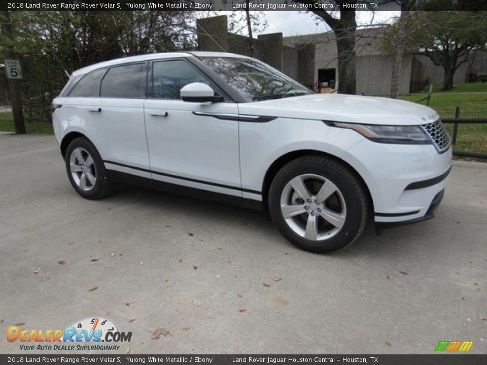 2018 Land Rover Range Rover Velar S Yulong White Metallic / Ebony Photo #1