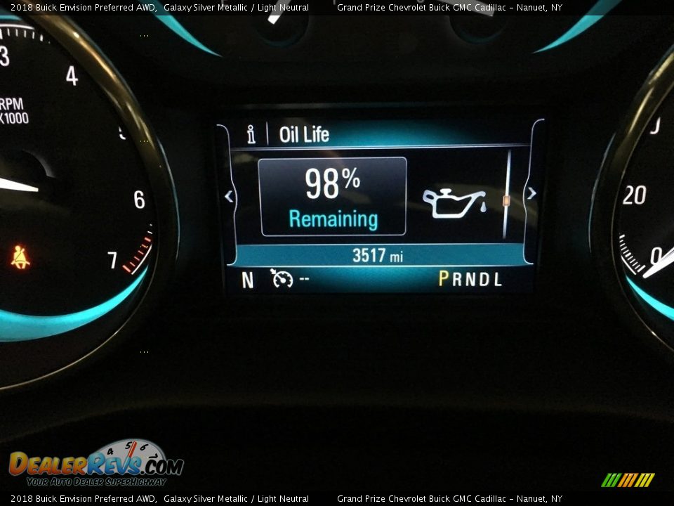 2018 Buick Envision Preferred AWD Galaxy Silver Metallic / Light Neutral Photo #15