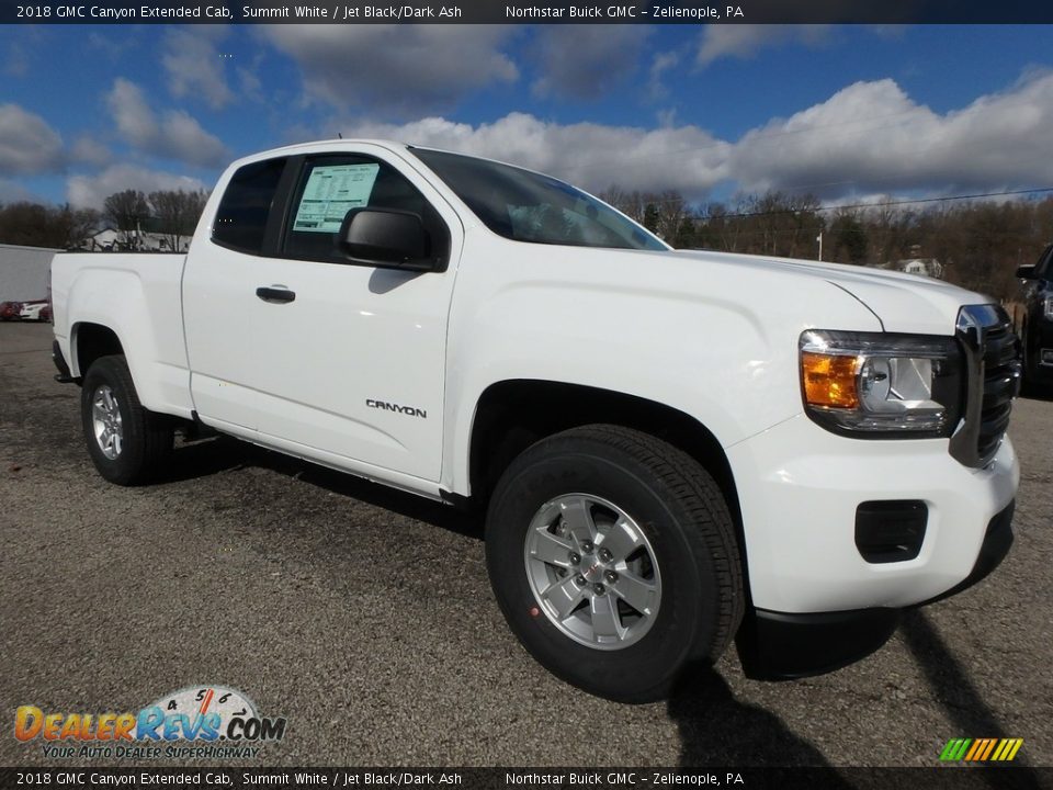 2018 GMC Canyon Extended Cab Summit White / Jet Black/Dark Ash Photo #3